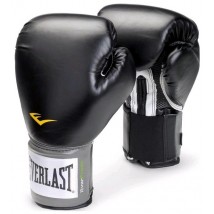 Перчатки боксёрские EVERLAST PU Pro Style Anti-MB Youth 2308YU 8 унций Черный